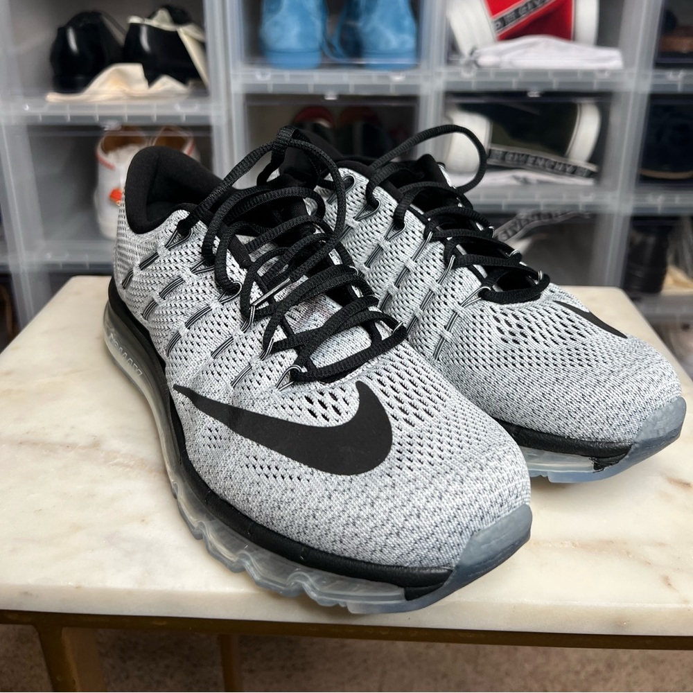 Nike Air Max 2016 White Black Men's - Sz 10.5